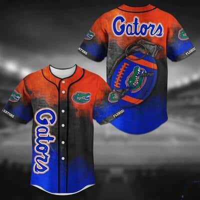 Awesome NCAA Florida Gators Baseball Jersey Mascot Logo In Grenade Gift For New Dad