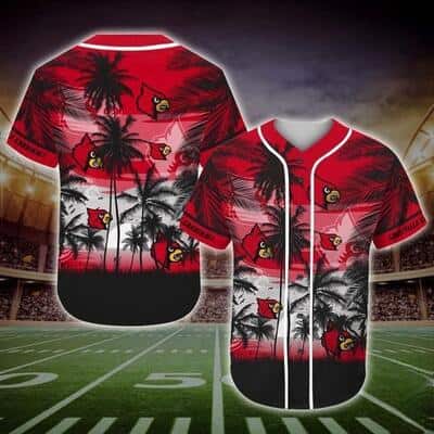 Louisville Cardinals NCAA US Flag Flower Hawaii Shirt For Fans