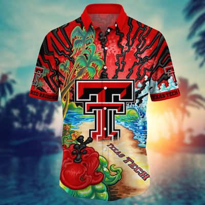 Colorful Aloha NCAA Texas Tech Hawaiian Shirt Summer Holiday Gift For Family