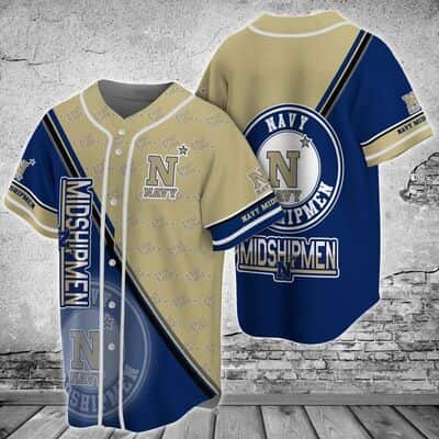 Awesome NCAA Navy Midshipmen Baseball Jersey Gift For Baseball Lovers