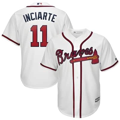Basic MLB Atlanta Braves Baseball Jersey Inciarte Gift For Dad From Daughter
