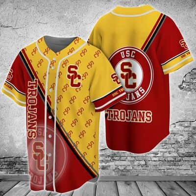 Awesome NCAA USC Trojans Baseball Jersey Flaming Ball Gift For