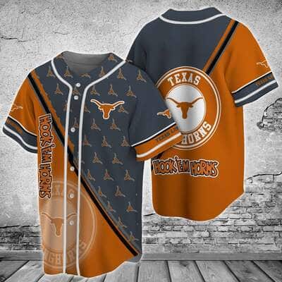 Trending NCAA Texas Longhorns Baseball Jersey Gift For Son From Dad