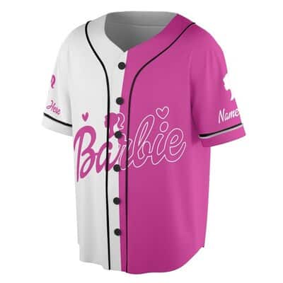 Custom Name Barbie Baseball Jersey Come On Let’s Go Party Gift For Friends