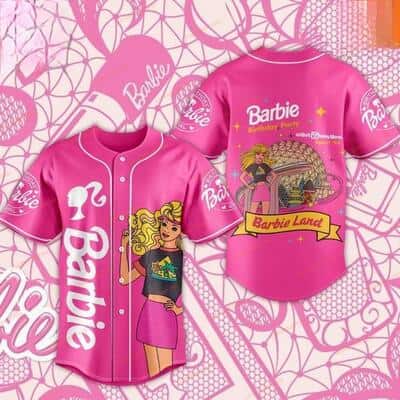 Birthday Party Barbie Baseball Jersey Barbie Land