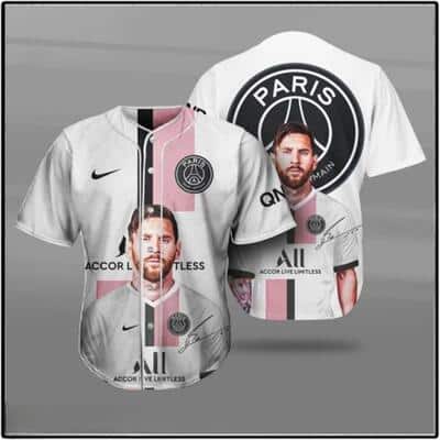 Stylish Messi Baseball Jersey Paris Gift For Dad From Daughter