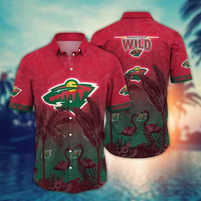 Vintage Aloha NHL Minnesota Wild Hawaiian Shirt Gift For Great Dad