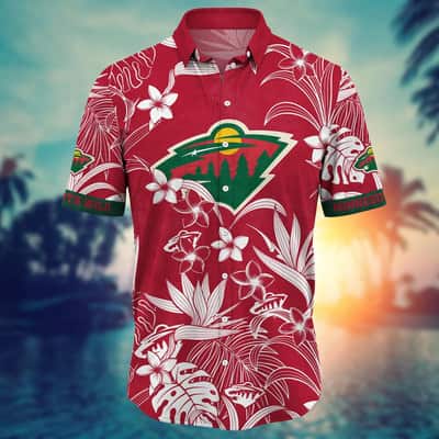 NHL Minnesota Wild Hawaiian Shirt Tropical Forest Gift For Beach Lovers