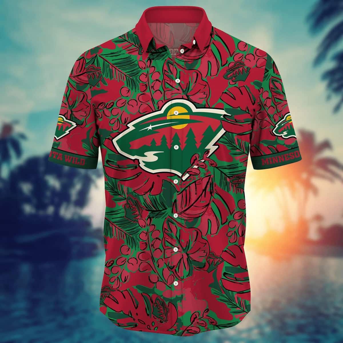 Colorful NHL Minnesota Wild Hawaiian Shirt Summer Holiday Gift For Friends