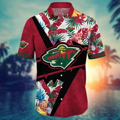 Colorful Aloha NHL Minnesota Wild Hawaiian Shirt Gift For Beach Lovers