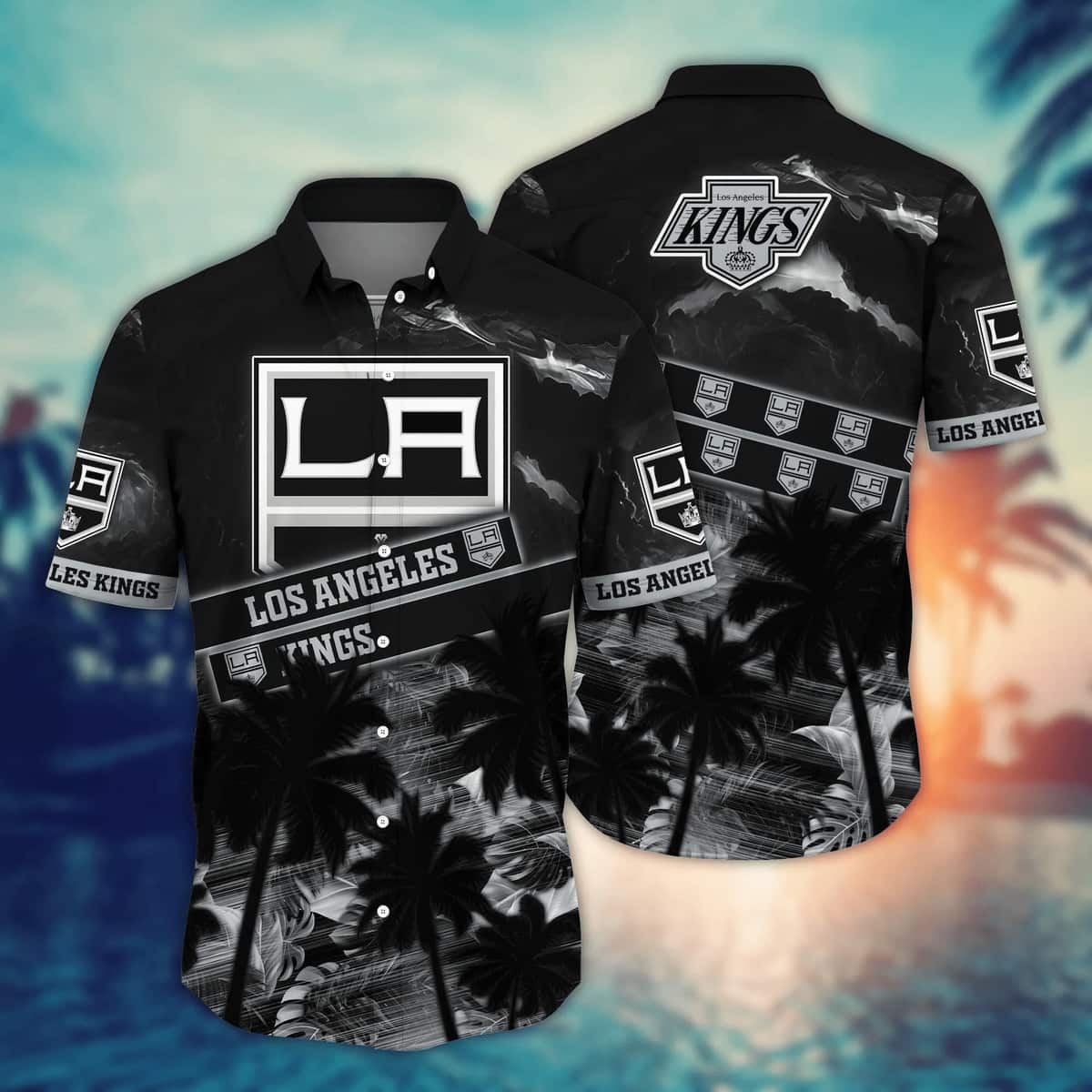 Vintage Aloha NHL Los Angeles Kings Hawaiian Shirt Trendy Summer Gift For Family