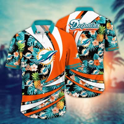 Colorful Aloha NFL Miami Dolphins Hawaiian Shirt Pineapple Gift For Beach Trip