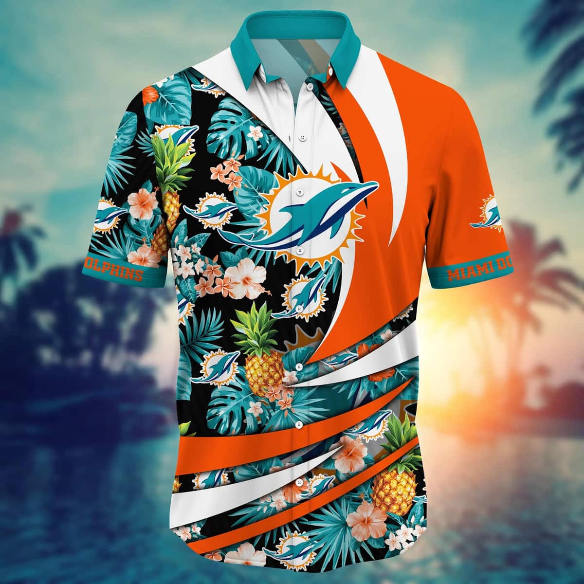 Colorful Aloha NFL Miami Dolphins Hawaiian Shirt Pineapple Gift For Beach  Trip