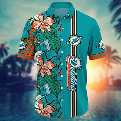NFL Miami Dolphins Hawaiian Shirt Beach Vacation Cool Gift For Friends