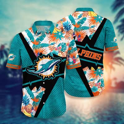 NFL Miami Dolphins Hawaiian Shirt Tropical Nature Gift For Beach Lovers