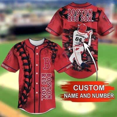 Personalized Boston Red Sox Baseball Jersey Gift For MLB Fans