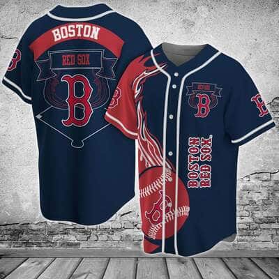 Navi MLB Boston Red Sox Baseball Jersey Gift For Friends