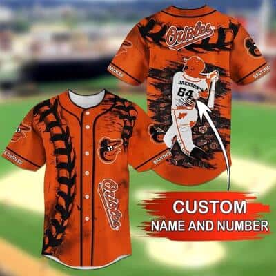 Personalized MLB Baltimore Orioles Baseball Jersey Gift For Boyfriend