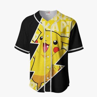 Special Pikachu Baseball Jersey Pokémon Cool Gift For Best Friend