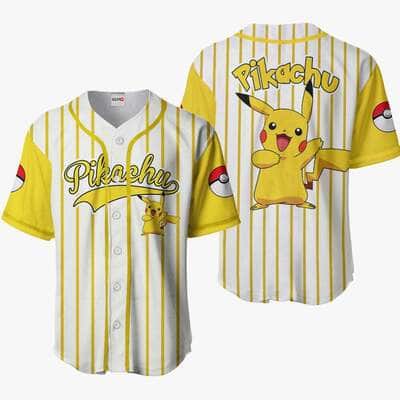 Trending Pikachu Baseball Jersey Cool Gift For Anime Lovers