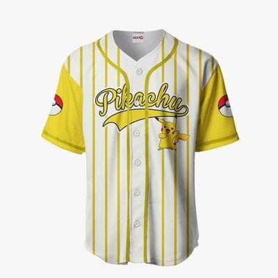 Trending Pikachu Baseball Jersey Cool Gift For Anime Lovers