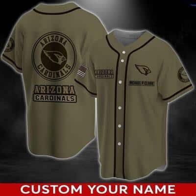 Basic NFL Arizona Cardinals Baseball Jersey Custom Name Gift For Football Players