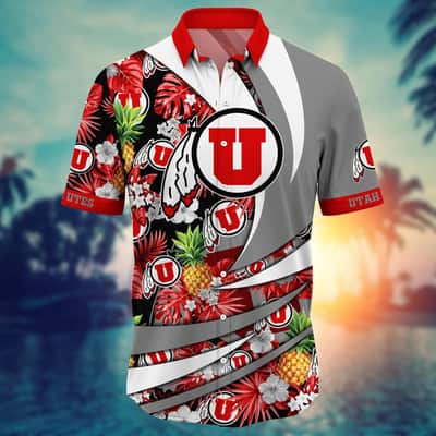 Summer Aloha NCAA Utah Utes Hawaiian Shirt Pineapple Gift For Friend