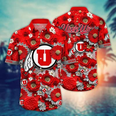 Special Aloha NCAA Utah Utes Hawaiian Shirt Trendy Summer Gift For Dad