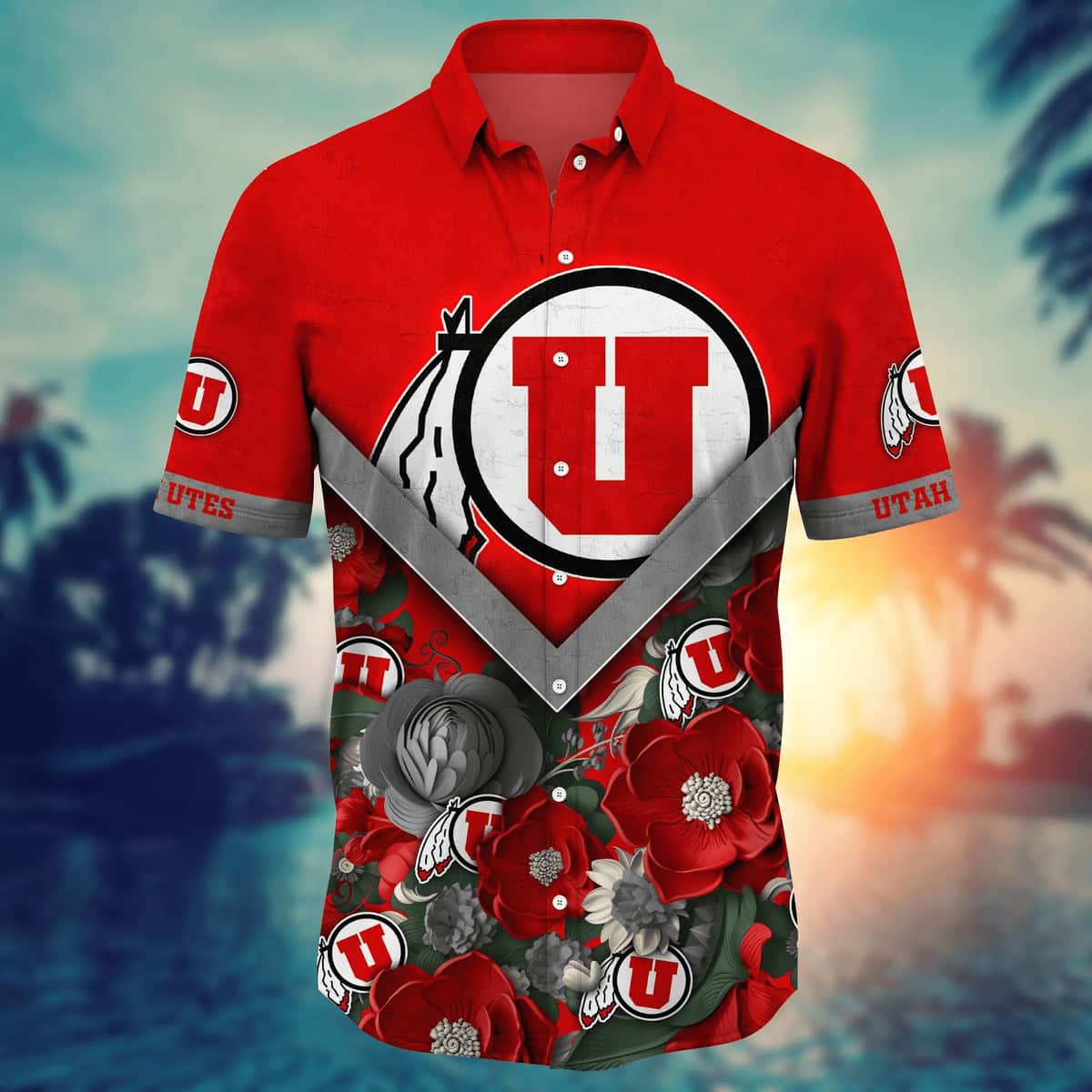 Stylish Aloha NCAA Utah Utes Hawaiian Shirt Trendy Summer Gift For Best Friend