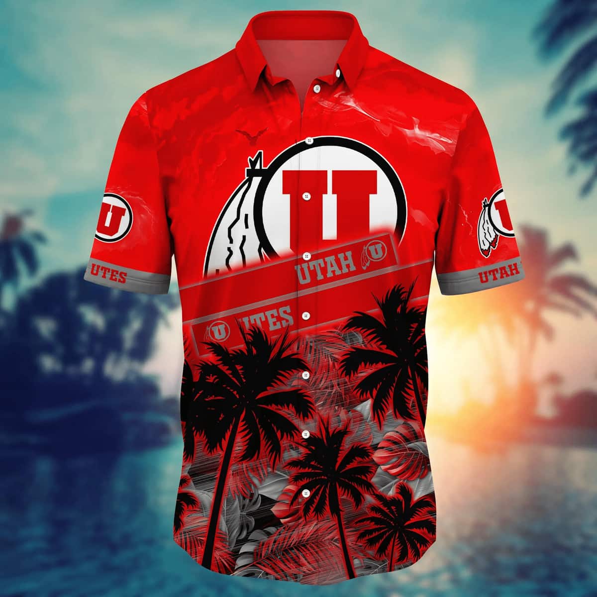 Vintage Aloha NCAA Utah Utes Hawaiian Shirt Summer Holiday Gift For Friend