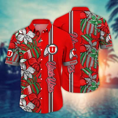 Cool Aloha NCAA Utah Utes Hawaiian Shirt Summer Holiday Gift For Friend