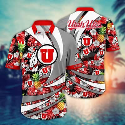 Summer Aloha NCAA Utah Utes Hawaiian Shirt Pineapple Cool Gift For Friends