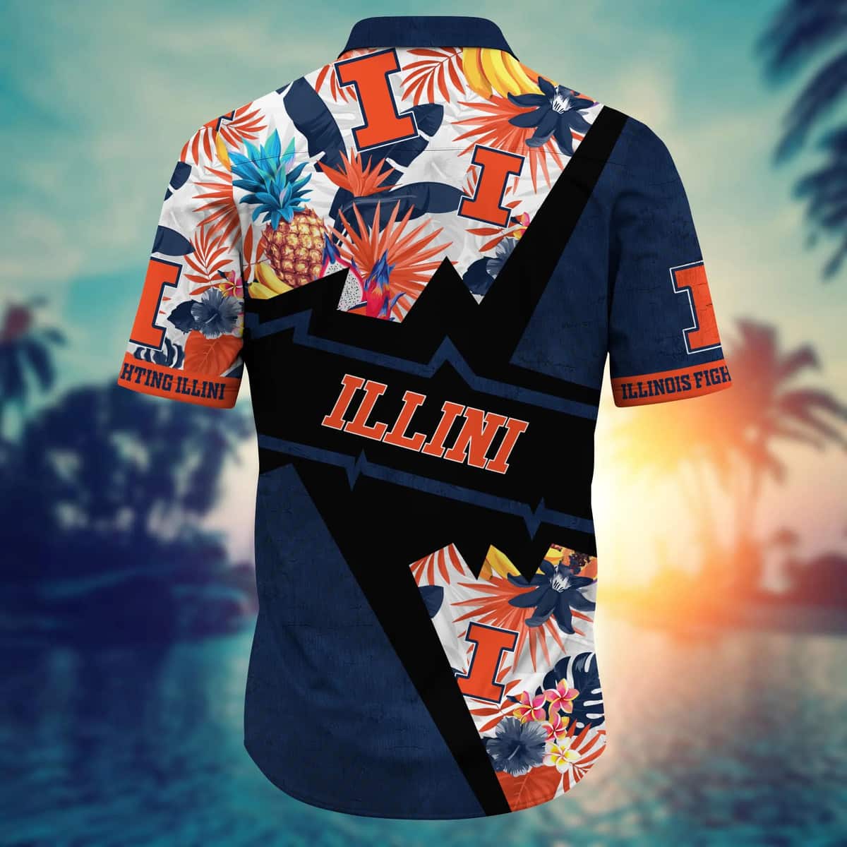 NCAA Illinois Fighting Illini Hawaiian Shirt Aloha Summer Gift For Best Friend