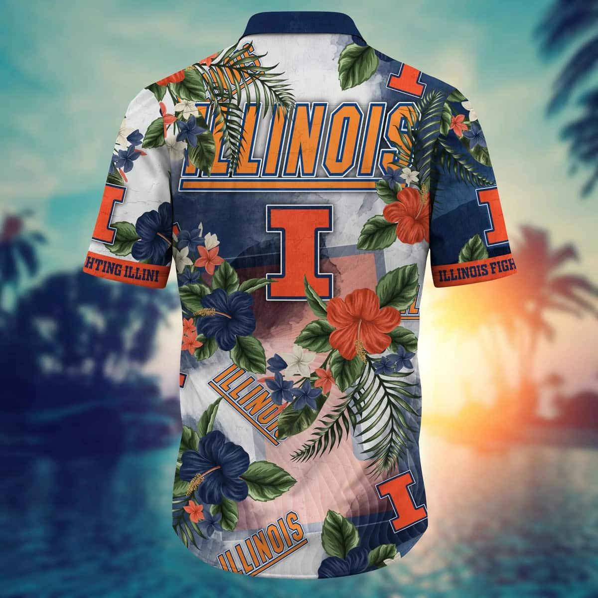 NCAA Illinois Fighting Illini Hawaiian Shirt Aloha Forest Gift For Best Friend