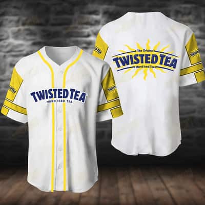White Twisted Tea Baseball Jersey Gift For Best Friend