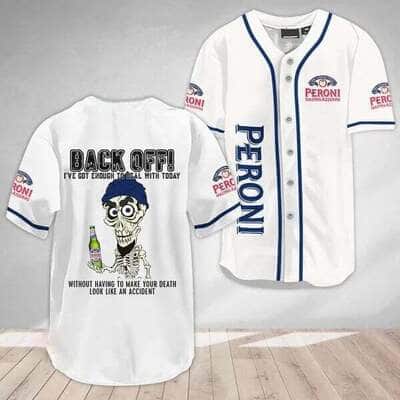 Peroni Baseball Jersey Achmed Back Off Gift For Stepdad