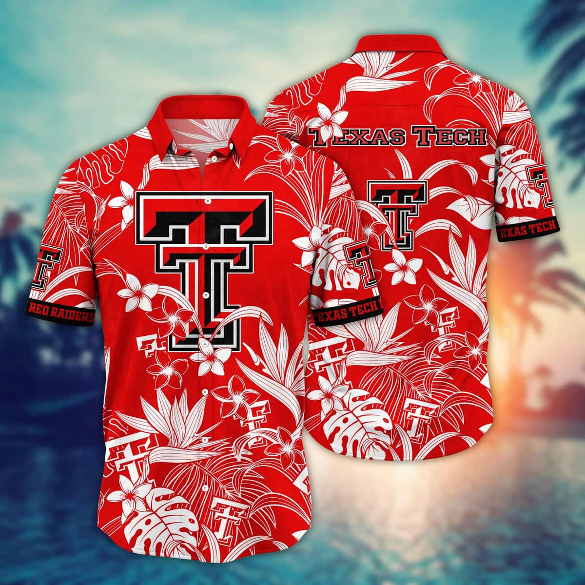 NCAA Texas Tech Red Raiders Hawaiian Shirt Aloha Forest Gift For Summer Lovers