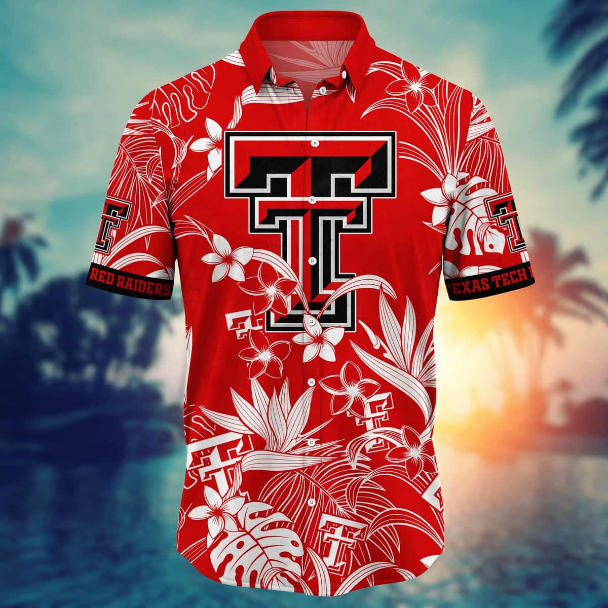 NCAA Texas Tech Red Raiders Hawaiian Shirt Aloha Forest Gift For Summer Lovers