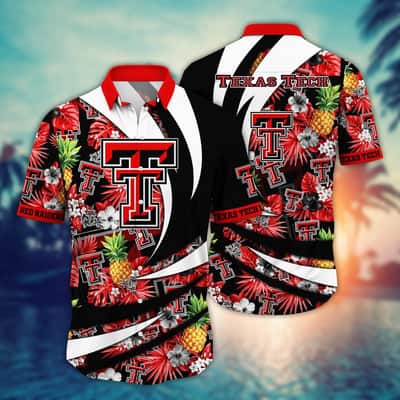 Summer Aloha NCAA Texas Tech Red Raiders Hawaiian Shirt Pineapple Best Gift For New Dad