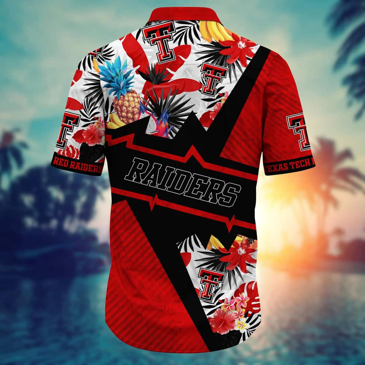 NCAA Texas Tech Red Raiders Hawaiian Shirt Tropical Nature Gift