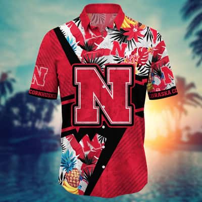 Colorful Aloha Nebraska Cornhuskers NCAA Hawaiian Shirt Gift For Great Dad