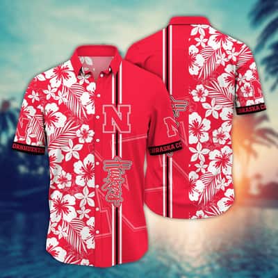 Stylish Aloha NCAA Nebraska Cornhuskers Hawaiian Shirt Practical Beach Gift For Dad