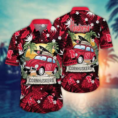 Stylish Aloha NCAA Nebraska Cornhuskers Hawaiian Shirt Gift For Great Dad