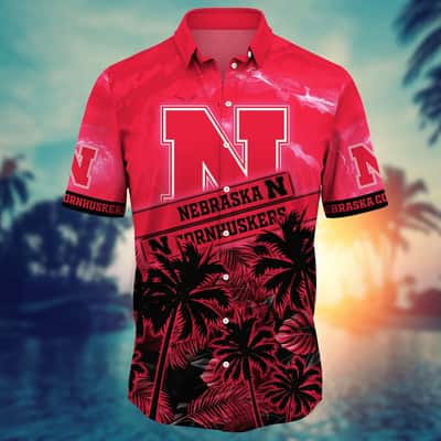 Vintage Aloha NCAA Nebraska Cornhuskers Hawaiian Shirt Gift For Great Dad