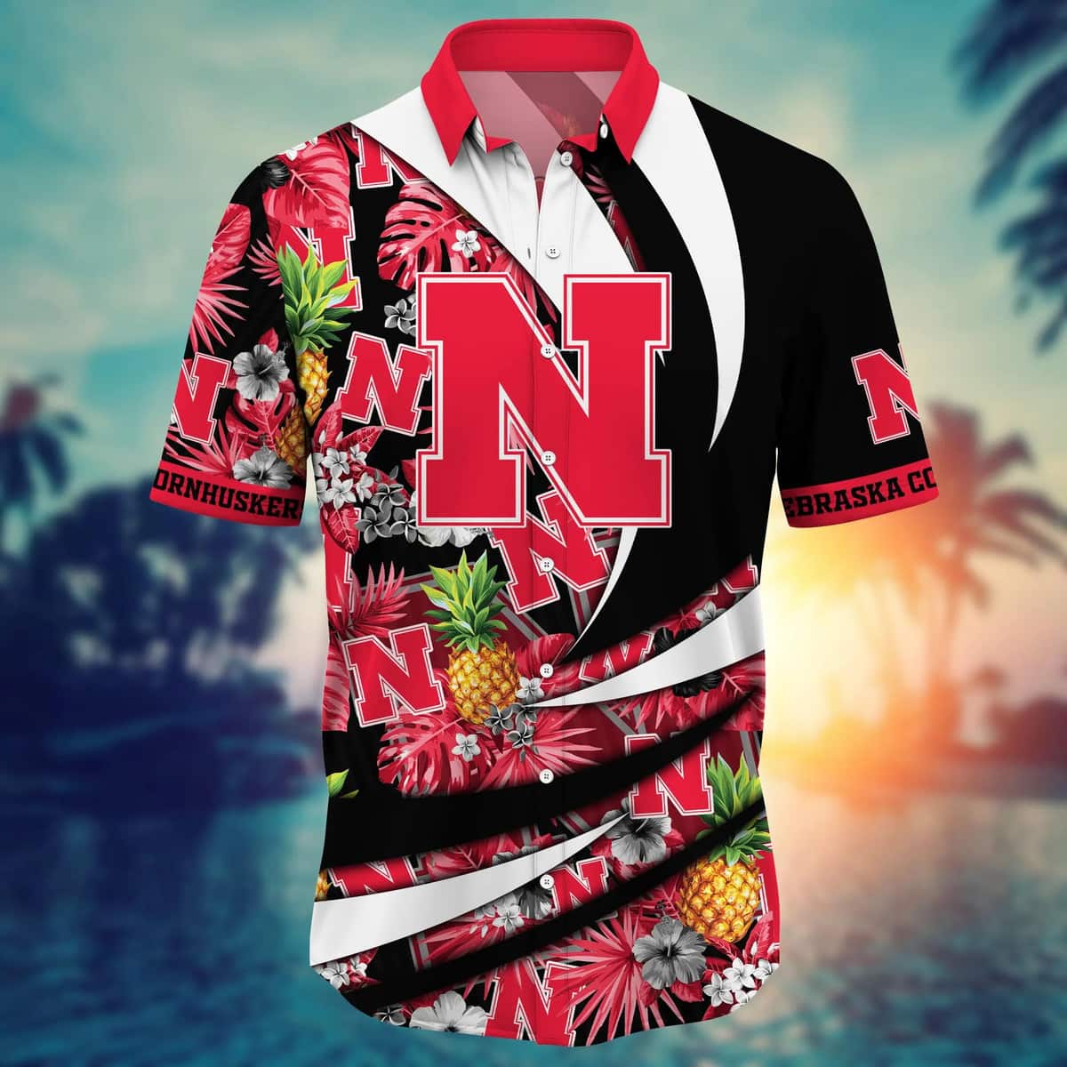 Colorful Aloha NCAA Nebraska Cornhuskers Hawaiian Shirt Trendy Summer Gift For Dad