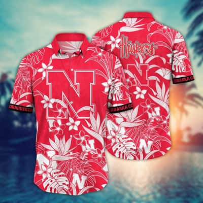 Stylish Aloha NCAA Nebraska Cornhuskers Hawaiian Shirt Beach Gift For Cool Dad