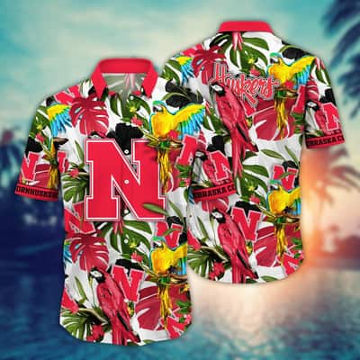 Colorful Aloha NCAA Nebraska Cornhuskers Hawaiian Shirt Gift For Great Dad