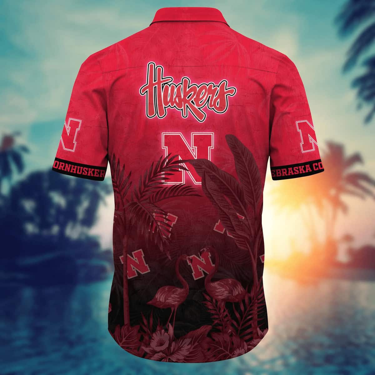 Vintage Aloha NCAA Nebraska Cornhuskers Hawaiian Shirt Cool Gift For Friends