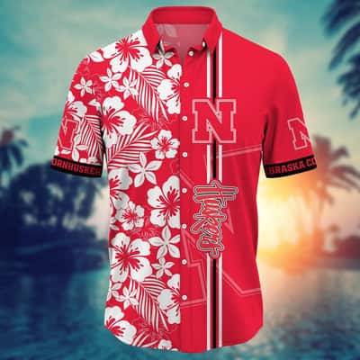 Basic Aloha Nebraska Cornhuskers NCAA Hawaiian Shirt Beach Holiday Gift For Friends