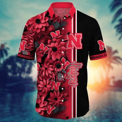 Stylish Aloha NCAA Nebraska Cornhuskers Hawaiian Shirt Gift For Beach Lovers